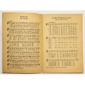 Canciones militares para los soldados, del folleto Das Leid der frontal. Espenlaub militaria